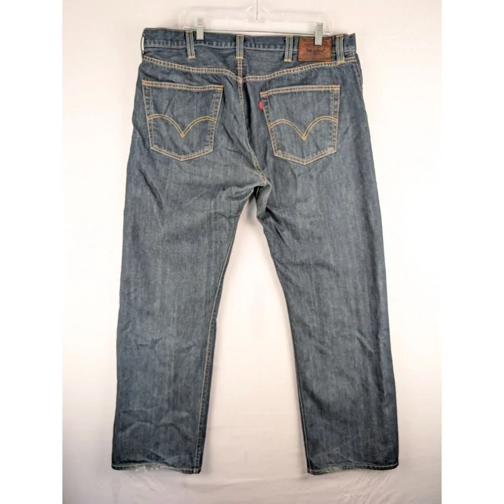 Levis Jeans Mens‎ 40x30 Blue 501 Brooks Brothers Button-Fly USA Made 100% Cotton